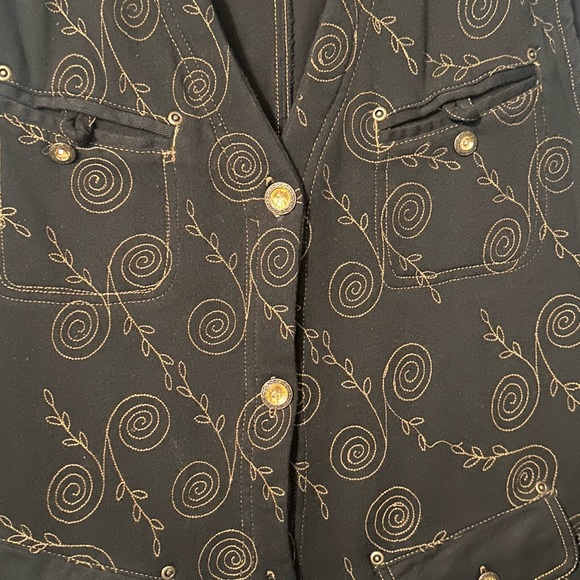 Cotton Embroidered Vest - Picture 1 of 4